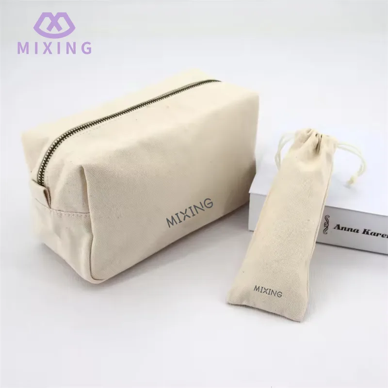 Canvas cosmetische tas
