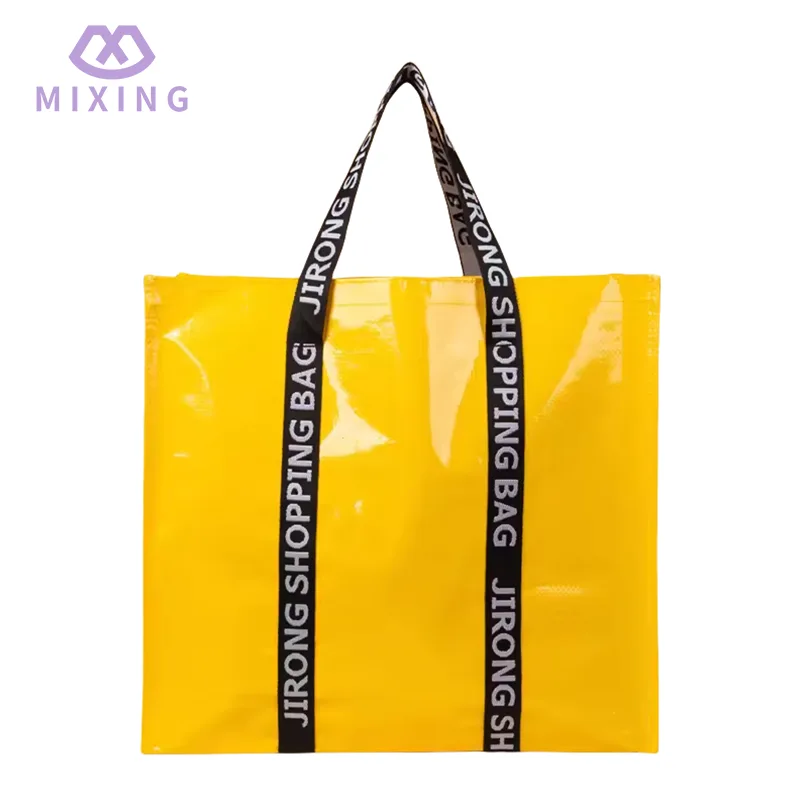 Grote PP geweven damesshopper